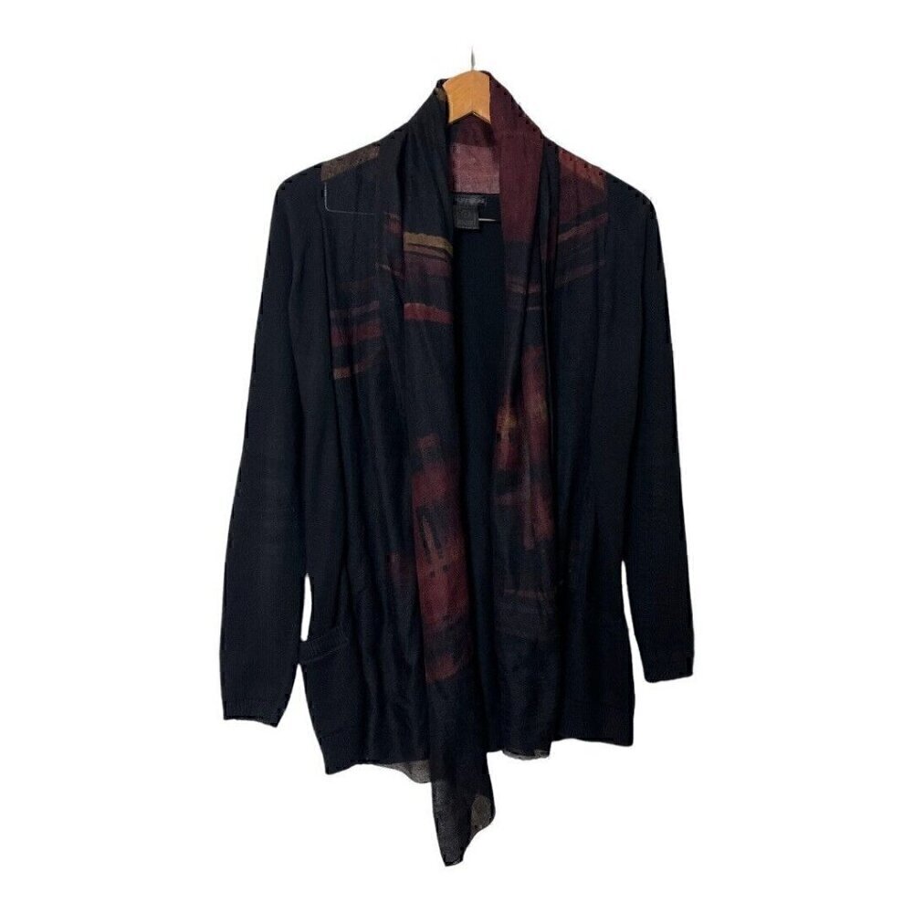 Lan Jaenicke Cashmere Cotton Cardigan Sweater 1